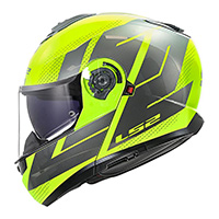 Casco Modulare Ls2 Ff908 Strobe 2 Code Giallo