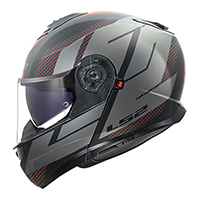 Casco Modulare Ls2 Ff908 Strobe 2 Code Nero Opaco