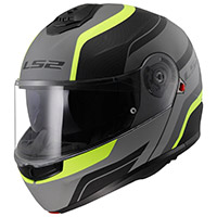 Casque Modulaire Ls2 Ff908 Strobe 2 Monza Noir Jaune