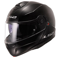 Ls2 Strobe 2 Solid Modular Helmet Black