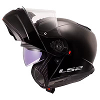 Ls2 Strobe 2 Solid Modular Helmet Black Matt
