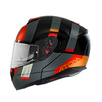 Mt Helmets Atom Sv Gorex B4 Helmet Orange Matt
