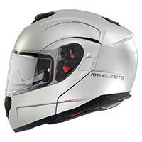 Mt Helmets Atom Sv Solid Blanc