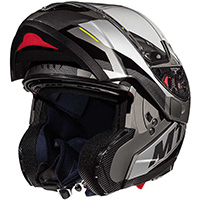 Casco Mt Helmets Atom Sv Trascend E2 Grigio