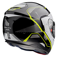 マウントヘルメットアトムSvオープンB3モジュラーヘルメット黄色 - 4