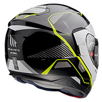 Casco modular Mt Helmets Atom Sv Opened B3 amarillo - 4