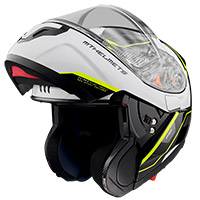 Casque Modulaire Mt Helmets Atom Sv Opened B5 rouge