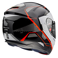 Casque Modulaire Mt Helmets Atom Sv Opened B5 rouge - 3