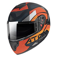 Casco Modulare Mt Helmets Atom Sv W17 A4 Arancio