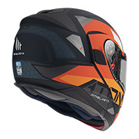 Casco modular Mt Helmets Atom Sv W17 A4 naranja - 4