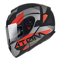 Casque Modulaire Mt Helmets Atom Sv W17 A5 rouge - 3