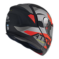 Mt Helmets Atom Sv W17 A5 Modular Helmet Red - 4