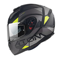 マウントヘルメット アトム Sv W17 B2 モジュラー ヘルメット グレー - 3