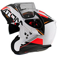 Casco Modulare Mt Helmets Atom Sv Quark B5 Rosso - img 2