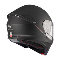 Mt Helmets ジェネシス SV A1 モジュラー ヘルメット ブラック マット - 4