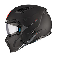 MT Helmets Streetfighter SV S Solid A1 negro opaco - 2