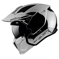 MT Helmets Streetfighter SV Cromado A2 plateado - 2