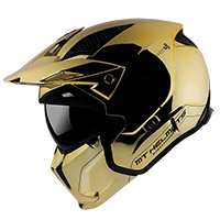 MTヘルメット ストリートファイター SV クローム A9 ゴールド