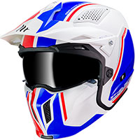 Mt Helmets Streetfighter Sv Twin B7 Pearl Blanc