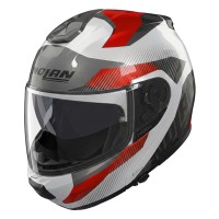 Casque Nolan N100.6 Scia blanc rouge