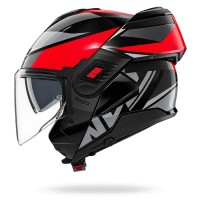 Casque Nolan N120.1 Duetto noir rouge - img 2