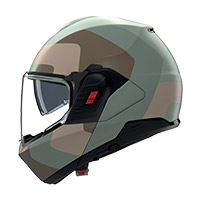 Nolan N120.1 Omocromo Helmet Green Grey Sand - 2