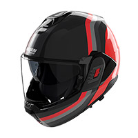 Nolan N120.1 Lineo Helmet Black Red
