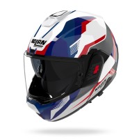 Casque Nolan N120.1 Onirico bleu rouge