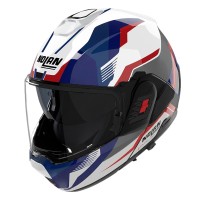 Casque Nolan N120.1 Onirico bleu rouge