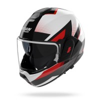 Nolan N120.1 Ciclone Helmet White Red