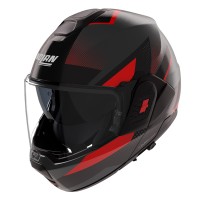 Casque Nolan N120.1 Ciclone noir rouge