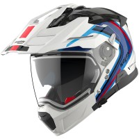 Nolan N70.3X Radiante Helmet white blue red