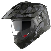 Nolan N70.3X Oscuro Helmet black lava grey matt