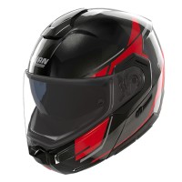 Casque Nolan N90.3 06 Sincrono noir rouge