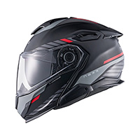 Nexx X.Lifetour Globe Helm schwarz rot matt  - 3