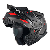 Casco Nexx X.lifecountry Terra Grigio Rosso Opaco - img 2