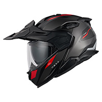 Nexx X.lifecountry Terra Helmet Grey Red Matt - 3