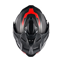 Nexx X.lifecountry Terra Helmet Grey Red Matt - 4