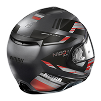 Nolan N100.5 Plus Illuvium N-Com gris rouge - 4