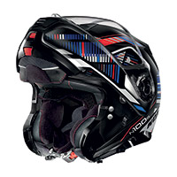 Nolan N100.5 Plus Starboard N-Com noir rouge