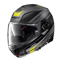 Nolan N100.5 Orbiter N-com Helmet Grey Yellow