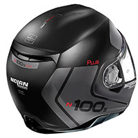 Nolan N100 Plus Distinctive N-Com negro plano - 3