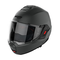 Nolan N120.1 Classic N-com Helmet Grey Flat