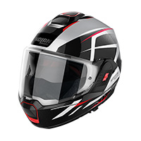 Nolan N120.1 Nightlife N-com Helmet White Red