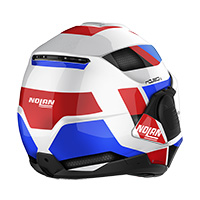 Nolan N120.1 Subway N-com Helmet White Blue Red - 4