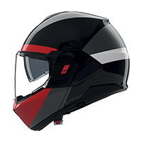 Nolan N120.1 Blocco Helmet Anthracite Red - 3