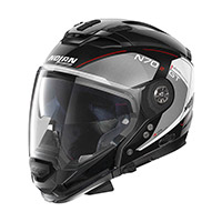 Casco Nolan N70.2 Gt Lakota N-com Nero Rosso