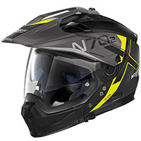 Nolan N70.2x Bungee N-com Yellow Flat Black