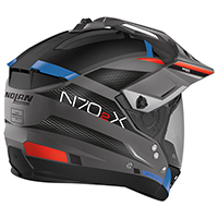 Nolan N70.2x Earthquake N-com Blue Black - 3