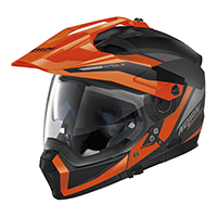 Casco Nolan N70.2x Stunner N-com Arancio